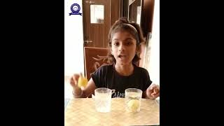Why does a lemon float in saltwater? explained by Ms. Dristi Pandya (Std-4)