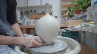 Making a Porcelain Vase - Matt Horne Pottery