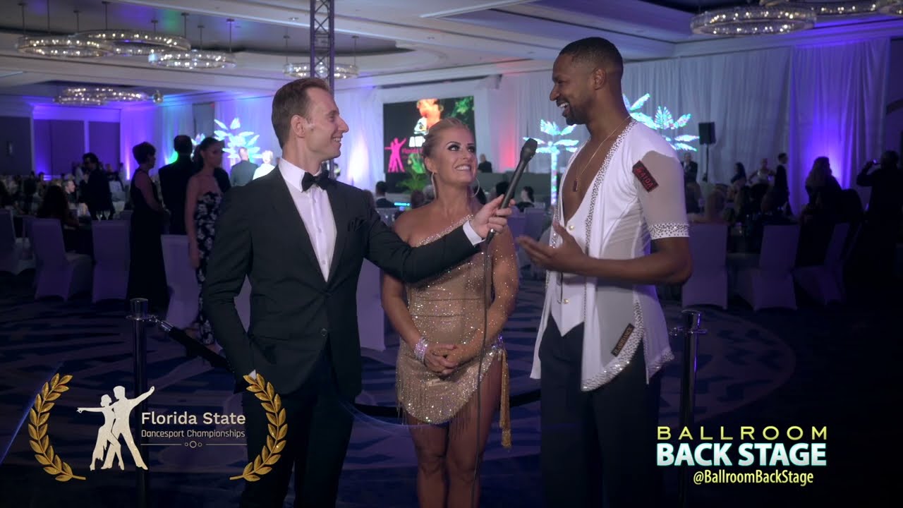 Senzo Makhaye & Agnieszka Strojek. Florida State Dancesport Championships 2022.