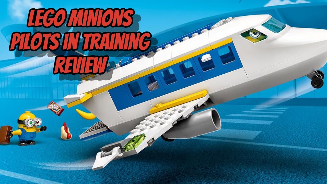 Banana! LEGO Minions The Rise of Gru Minion Pilot in Training set review 
