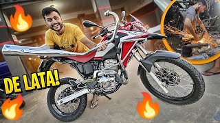 Coloquei Um Polimet De Lata Na Xre 300 Estralador Na Xre 300