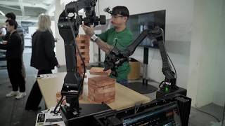 AI company uses Jenga, cameras and muscle sensors to train robots