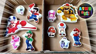 Unboxing ASMR Super Mario Figures Plastic Tapping & Handling Sounds 🎧