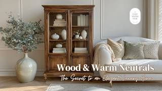 Wood & Warm Neutrals: The Secret to an Elegant Luxury Home