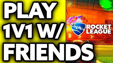 How To Play 1v1 in Rocket League with Friends Mobile (EASY!)
