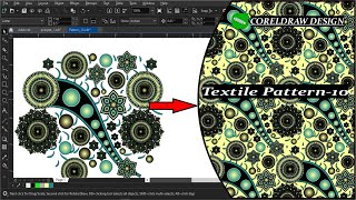 CorelDRAW Tutorials | Textile Pattern | How to Design Textile Pattern | CorelDRAW