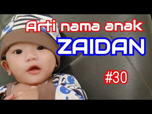 Arti Nama Anak Laki Laki ZAIDAN #30 #artinama #namabayi class=