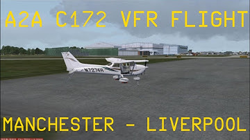 || FSX-SE | VATSIM FULL ATC || Manchester - Liverpool || VFR ||