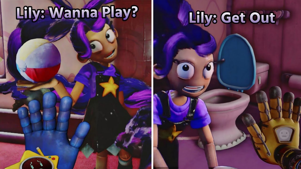 You can play with Lily's Toys and use Washroom in Poppy Playtime 5 Lily's Secrets