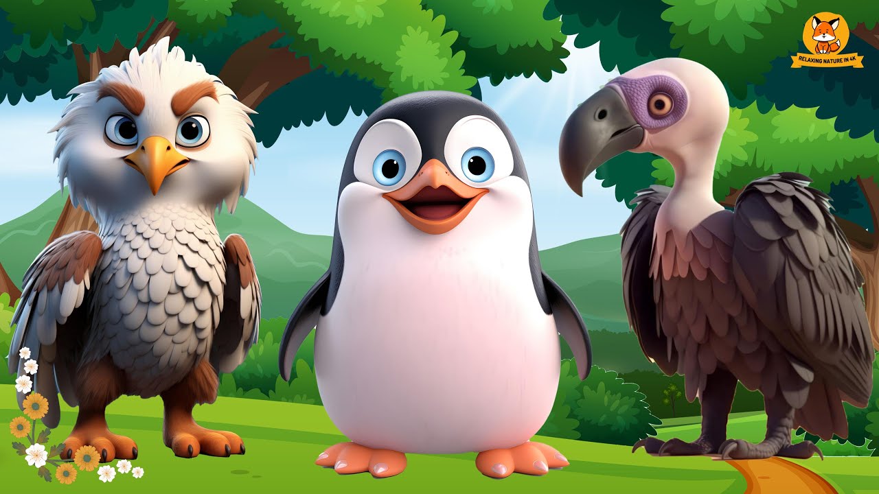 Happy Animal Moments: Penguin, Vulture, Eagle, Calf, Capybara | Animal ...