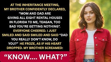 At The Inheritance Distribution, My Brother Claimed It All. But I Smiled: "Dad, Don’t You Know?"...