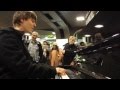 Awesome Piano Improvisation in Train Station Brussels