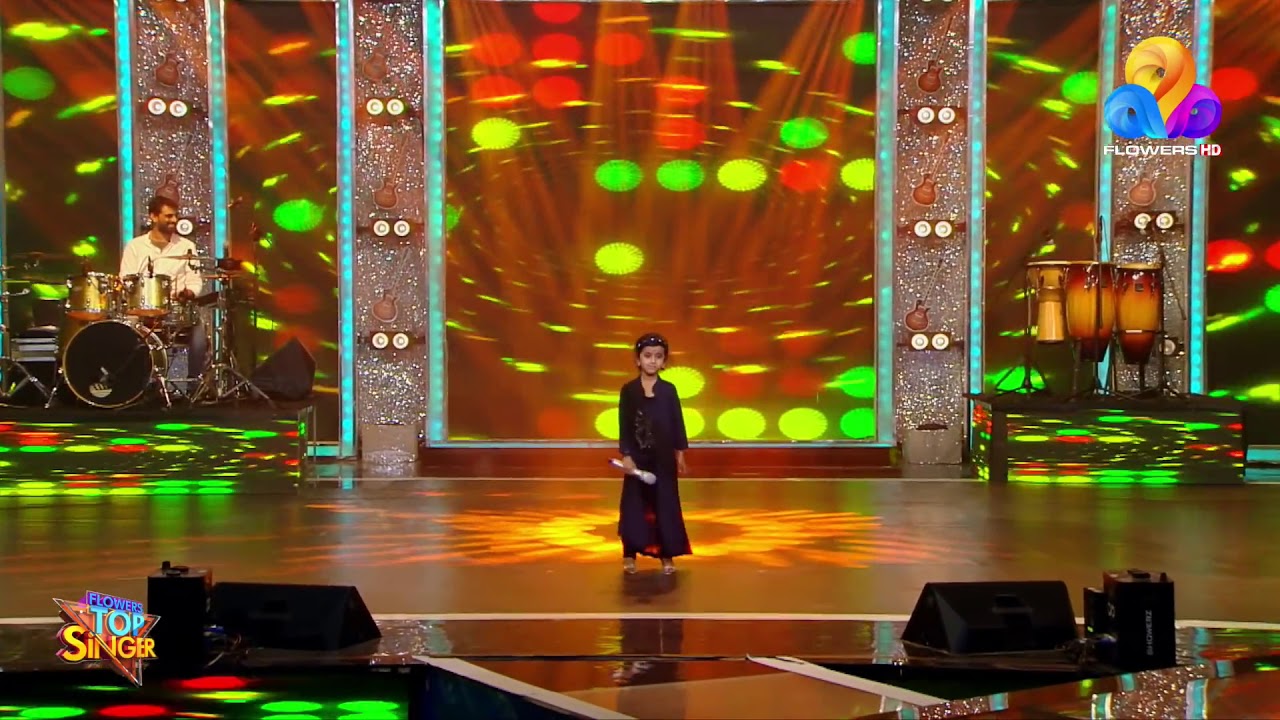 Appangal Embadum Song Ananya Nair Cute Flowers TV Top Singer