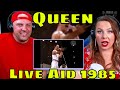 Reaction to queen  live aid 1985 show completo  full 1080p remaster the wolf hunterz react