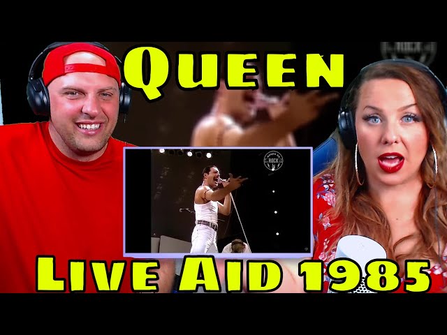 reaction To Queen - Live Aid 1985 Show Completo  (FULL HD 1080p REMASTER) THE WOLF HUNTERZ REACT class=