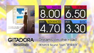 【コナステ GITADORA】 Dreams on the road (MASTER ~ BASIC) Drum