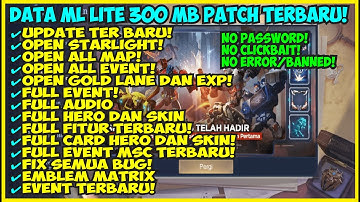 ML Lite Full Event 300Mb Patch Transformers | ML Lite | Cara Mengatasi Lag&Patah Patah ML | Terbaru!