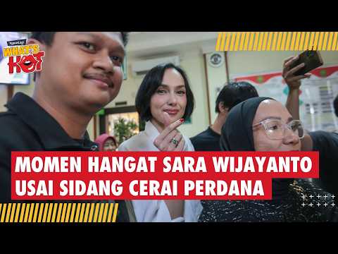Momen Hangat Sara Wijayanto Usai Sidang Cerai Perdana, Bagi-Bagi Snack ke Wartawan
