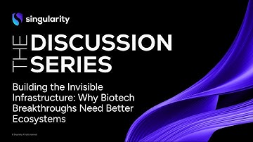 Building the Invisible Infrastructure: Why Biotech Needs Ecosystems | Singularity University