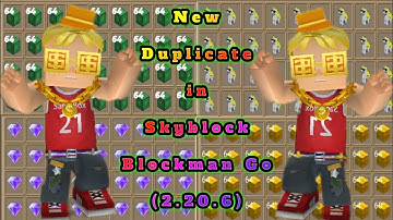 Found New Duplicate Glitch in the Skyblock (2.20.6) Blockman Go [2.20.6] #ggamerbg