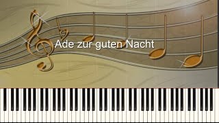 Ade zur guten Nacht - Piano