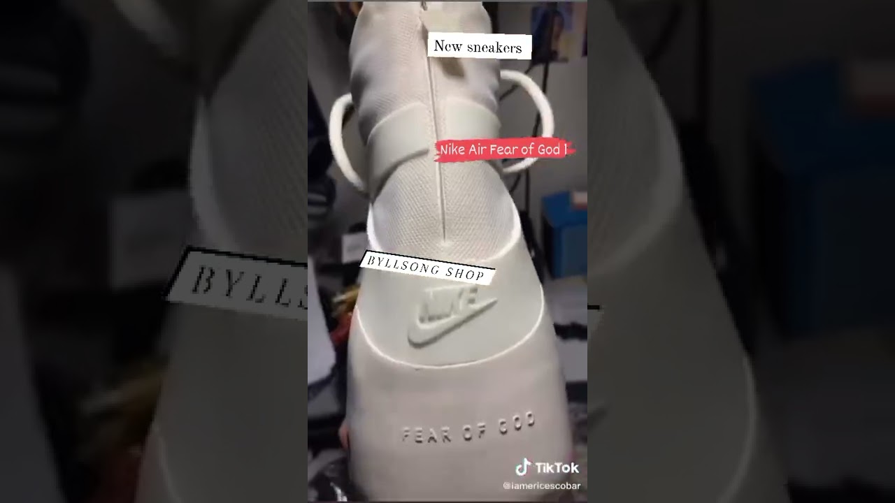 Nike Air Fear of God 1 White Sail