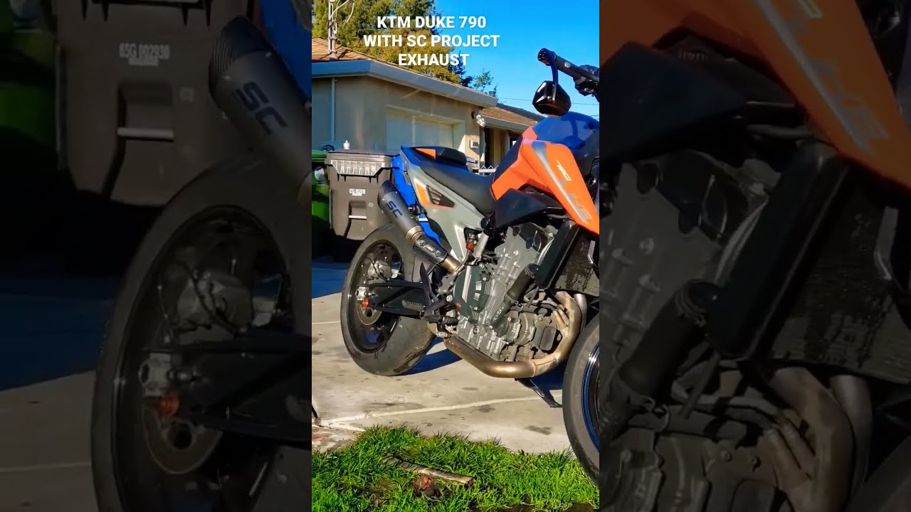 This Exhaust on KTM Duke 790 Needs More Power  