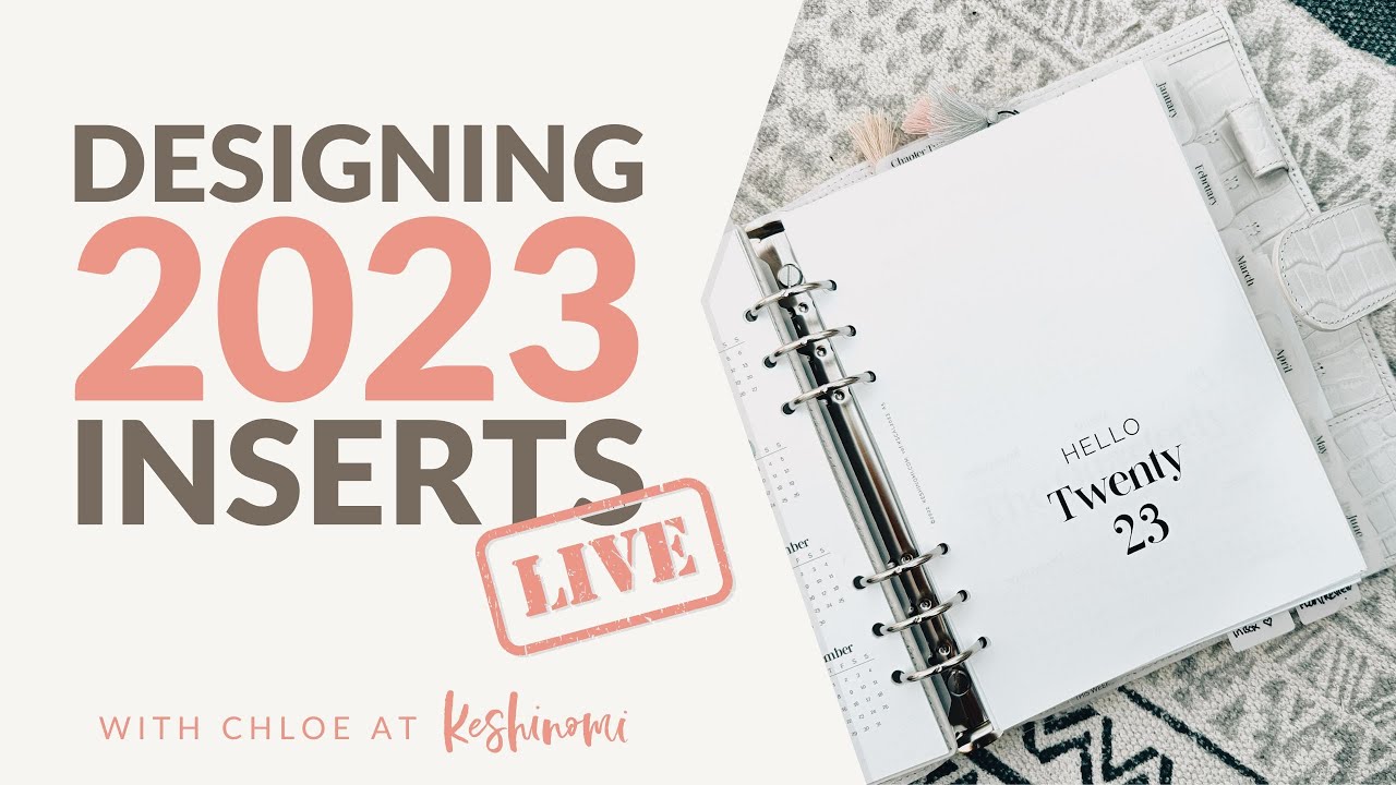 Designing The 2023 Planner Inserts - Have you setup your 2023 planner?