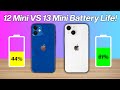 iPhone 13 Mini vs 12 Mini Battery Life Drain Test!