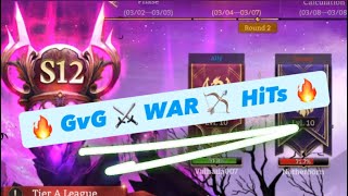 #watcherofrealms : 🔥S12 🔥 GvG ⚔️ WAR 🏹  HiTs 🔥v/s Netherborn🔥