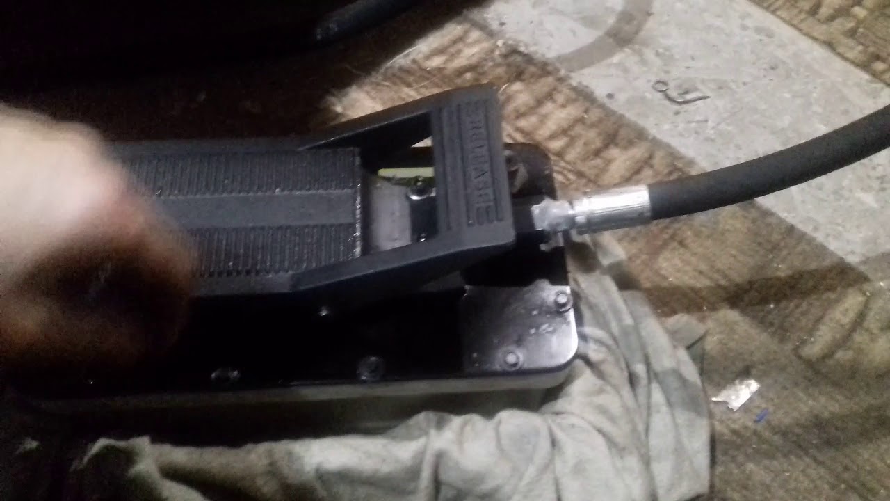 Установка гидро-пневматического насоса вместо ручного. - YouTube