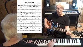 Crazy He Calls Me ( TvdH ) - Jazz guitar &amp; piano cover ( Carl Sigman )