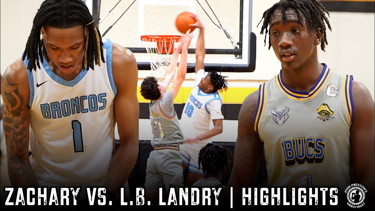 Zachary vs. Landry (HIGHLIGHTS) - UL commit Brandon Hardy goes for 22 ...