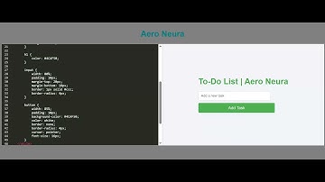 Design a Stunning To-Do List with CSS | Part 2 | CSS | Web Development | Aero Neura