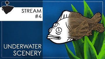 Floatlands - Dev Stream #04: UNDERWATER SCENERY (Concept Art & Modeling, Sculpting in Blender)