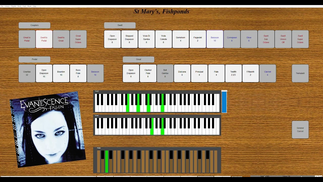 Evanescence - My Immortal - Pipe Organ Cover