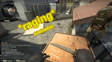 Kid rages at CS:GO after being killed.