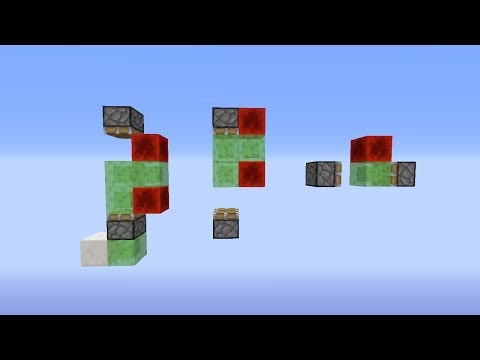 Minecraft Small Slime Block Flying Machine w/ CovertAss 