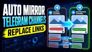 Automatically Mirror Telegram Channels & Replace Links in Real Time!
