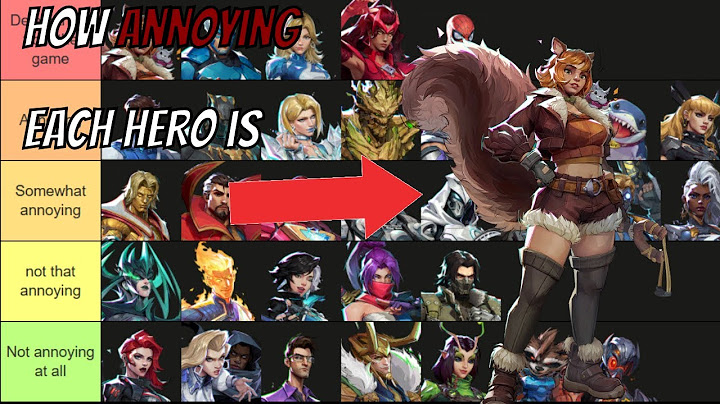 How ANNOYING Every Marvel Rivals Hero is RANKED