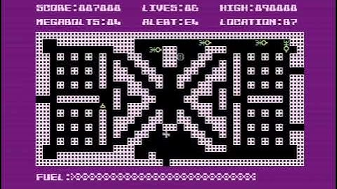 Megabolts [aka Megabolt] (Commodore 16/Plus/4, PAL). Score: 50 280 #commodore #c16 #plus4 #retrogame