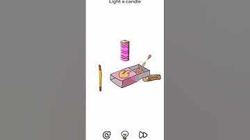 brain out level 161// light a candle 🕯️