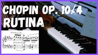 Chopin Op. 10 N°4 | Rutina de una Semana | Vlog
