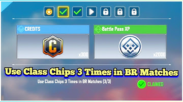 Call Of Duty Mobile Use Class Chips 3 Times in BR Matches Task Complete