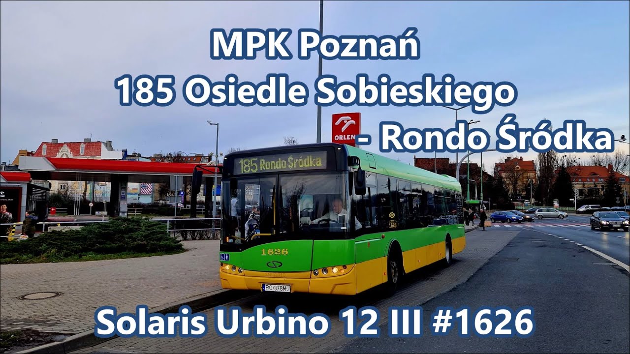 MPK Poznań - linia 185, Solaris Urbino 12 III #1626