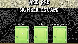 Find Red Number Escape Walkthrough *Efficient* screenshot 4