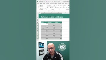 ✅ RELLENAR LAS CELDAS EN BLANCO de una tabla o rango en #excel