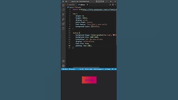 Animated Gradient Button on Hover Using HTML & CSS