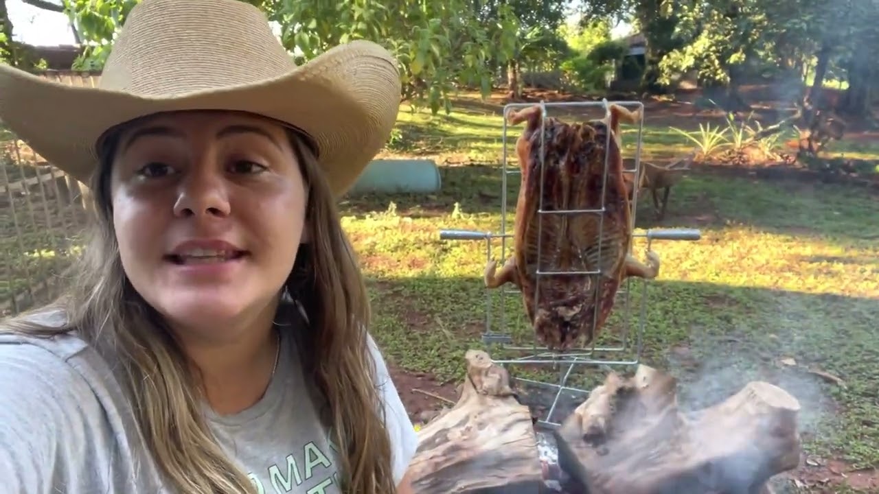 Porco a fogo de chão