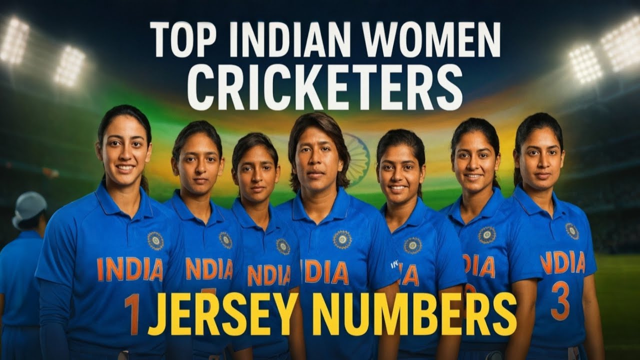 Indian Women Cricketers and Their Jersey Numbers || Top 28 List ||